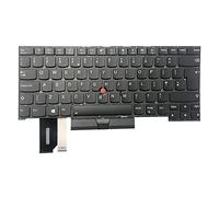 Gintai Keyboard Clavier UK pour Lenovo Thinkpad T490S 20NX 20NY,T495s