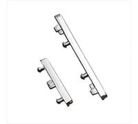 Gintai Lot de 2 Boutons d'alimentation et Bouton Volume pour Motorola Moto G4 Play Argenté