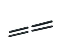 Gintai Rubber Foot Strips Pied en Caoutchouc Remplacement pour Dell 15 DC15250 DC15255/ Pro 15 Essential PV15250 PV15255 (Noir, 2 épais + 2 fins)