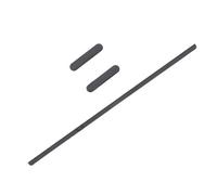 Gintai Rubber Foot Strips Tampons pour Lenovo Ideapad S340-15IWL 81N8 S340-15API 81NC S340-15IML 81NA S340-15IIL 81VW S340-15IWL Touch 81QF S340-15IIL Touch 81WW Pied Patins Caoutchouc (3pcs, Noir)