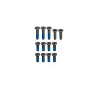 Gintai Vis 13pcs pour ASUS Zenbook Pro 17 UM6702 UM6702RA UM6702RC châssis Ordinateur Portable Housse de Base Fixation pour Fond d'ordinateur（Couleur : Argent） Screws