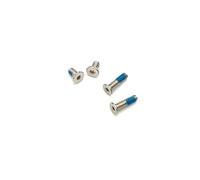 Gintai Vis 4pcs pour HP OmniBook 14-FE 14-fe000 14-fe0057nr 14-fe0097nr 14-fe0087nr châssis Ordinateur Portable Housse de Base Fixation pour Fond d'ordinateur （Couleur : Argent） Screws