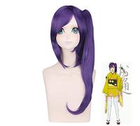 GINTAMA Terakado Tsu violet une perruque de queue de cheval Cosplay Costume argent âme longue résistant à la chaleur synthétique cheveux fête perruques PL-056