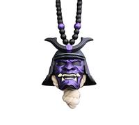Gintdinpu Pendentif de Voiture Suspendu avec Casque de samoura¯ Hannya Japonais Oni rtroviseur de Voiture Charme, Pendentif de Mode dcoration de Voiture Accessoires d'ornement Automatique