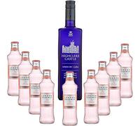 Gintonic - Gin Highclere Castle 43,5° + 9London Essence "White Peach & Jasmin" - (70cl + 9 * 20cl)