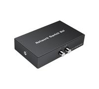 GINTOOYUN 2 in 1 Out RJ45 réseau commutateur Manuel sélecteur 1 in 2 Out châssis de Commutation bidirectionnel châssis de Commutation téléphonique RJ11 rj12 à 2 Ports