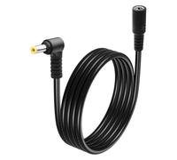 GINTOOYUN 2PCS DC5525 câble d'extension 18AWG DC 5.5mm x 2.5mm 90 degrés mâle à câble d'adaptateur d'alimentation féminin pour caméra de sécurité, lumière à Bande LED, etc(2m/6.56Ft)(2M)