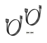 GINTOOYUN 2x5 volts 3 broches argb convertisseur câble Corsair 4 broches femelle à 5 volts 3 broches argb femelle convertisseur câble pour Contrôleur Corsair,QL,ll120,icue(11,4 pouces)(Style 2)