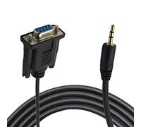 GINTOOYUN Câble Convertisseur DB9 Femelle vers Jack Stéréo 2,5 mm vers DB9-F 9 Broches RS232 pour Ordinateur Personnel, Portable, Petit Appareil