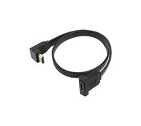 GINTOOYUN Câble d'extension HDMI 4K @ 60 Hz HDMI mâle vers femelle 1,6 FT standard HDMI 2.0 Câble adaptateur mâle pour ordinateurs portables, téléviseurs, moniteurs, projecteurs, etc (style 5)