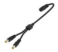 GINTOOYUN DC7909 Câble adaptateur répartiteur en Y 14 AWG DC 8 mm une prise femelle vers deux mâles, câble d'alimentation pour centrales portables, panneau solaire, banque d'alimentation solaire, etc.