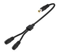 GINTOOYUN DC7909 Y Câble Adaptateur répartiteur 14AWG DC 8 mm Un mâle à Deux Femelles Cordon d'alimentation pour Centrale électrique Portable, Panneau Solaire, Banque d'alimentation Solaire, etc.