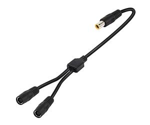 GINTOOYUN DC7909 Y Câble Adaptateur répartiteur 14AWG DC 8 mm Un mâle à Deux Femelles Cordon d'alimentation pour Centrale électrique Portable, Panneau Solaire, Banque d'alimentation Solaire, etc.