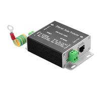 GINTOOYUN Ethernet Surge Protector Gigabit, Ethernet Lightning Arrest Network Surveillance Camera Alimentation 2-en-1 Arreteur de Foudre Arreteur de Foudre