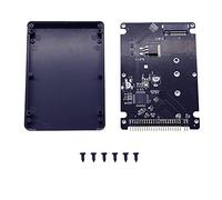 GINTOOYUN M.2 NGFF SATA SSD vers 2.5 "IDE 44pin Converter Card avec Coque, Noir pour Ordinateur Portable ， Ordinateur de Bureau et Plus