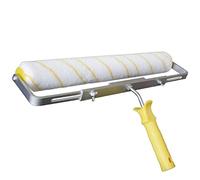 GINVF Ensemble de rouleaux de peinture de 20 pouces, Manchon de rouleau de peinture en microfibre, Support de rouleau extensible, pour peindre les murs et les plafonds (Pieu du milieu)