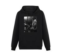 GINVIK Art Blakey Poster Hoody Reprint Jazz Music Lover Concert Album Hoody Sweatershirt Black S