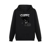 GINVIK Cramps Men's Cramps Bad Music Yellow Tops Hoodie Hoody Hoodie Black XXL