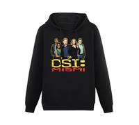 GINVIK CSI Miami The Cast in Hoody Mens Merchandise Hoody Sweatershirt Black XL