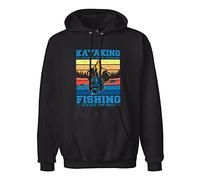 GINVIK Kayaking Solves Most of My Problems Hoody Sweatershirt Black XL