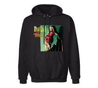 GINVIK Meat Loaf Bat Out of Hell Hoody Sweatershirt Black L