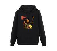 GINVIK New Rory Galagher Irish Tour Logo Guitar Hero Men's Hoody Black L