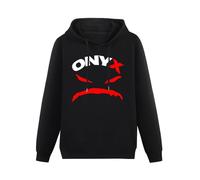 GINVIK Onyx Logo Rap Hip Hop Music Men's Hoody Size Hoody Sweatshirts Black XXL