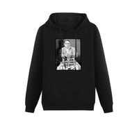 GINVIK Shirt New Adult Unisex Jazz Legend Dizzy Gillespie Cotton Hoody Sweatershirt Black M