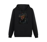 GINVIK Spiral Breaking Out Men's Hoody Sweatershirt Black 3XL