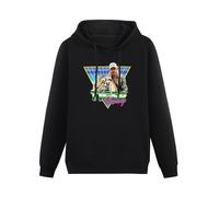 GINVIK Tiger King Funny Free Joe Exotic Retro Hoodie Funny 80S Style Unisex Cotton Hoody Top Tshirt Long-Sleeved Black L