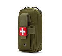 GINZER Molle Medical IFAK Pouch Rip-Away EMT Trousse de premiers secours, trousse de survie d'urgence tactique, trousse de traumatisme, pochette médicale EDC pour l'extérieur, escalade, chasse