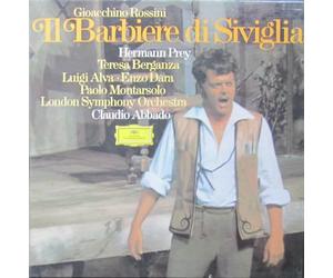 GIOACCHINO ROSSINI, HERMANN PREY, TERESA BERGANZA, LUIGI ALVA, ENZO DARA, PAOLO MONTARSOLO, LONDON SYMPHONY ORCHESTRA, CLAUDIO ABBADO - Gioacchino Rossini - Hermann Prey · Teresa Berganza · Luigi Alva · Enzo Dara · Paolo Montarsolo - London Symphony Orchestra, The - Claudio Abbado - Il Barbiere Di Siviglia - Deutsche Grammophon - 2720 053