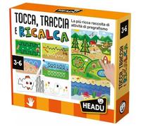 GIOCA TOCCA, TRACCIA E RICALCA MONTESSORI PER BAMBINI 3-6 HEADU