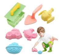 Giocattoli Da Spiaggia - Giocattoli Da Sabbia - Set Di Formine Per Sabbia E Paletta, Pala Neve, Giochi Educativi Per Bambini Attività Di Apprendimento Prescolare Feste Estive Giardino Bordo Piscina