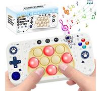 Giocattoli Sensoriali per Bambini e Adulti,Pop-It Bubble Sensory Fidget Toy,Pop-It Elettronico,Light Up Pattern Popping Games,Controller elettronico Whack Mole Fidget (A-White)