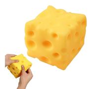 Giocattolo Antistress Gigante A Forma Di Formaggio - Cibo Sensoriale Da Spremere | Giocattolo Antistress Morbido E Originale | Per Bambini, Adulti, Studenti, Lavoratori, Viaggi, Casa, Scuola, Ufficio,