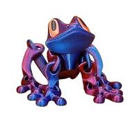Giocattolo di Rana magnetica Stampata in 3D, magneti frigo Con Rana Carina e magneti assorbenti, Statua realistica Con articolazioni mobili, decorazione Divertente per gli Amanti Delle Rane