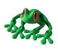 Giocattolo di Rana magnetica Stampata in 3D, magneti frigo Con Rana Carina e magneti assorbenti, Statua realistica Con articolazioni mobili, decorazione Divertente per gli Amanti Delle Rane