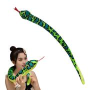 Giocattolo Serpente en crescita, peluche serpente, bambou di peluche avec luce | x3,15 poldi scherzo parodia, peluches morbido, bambou réalistica che attira l'attenzione per la decorazione d