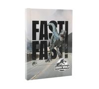 Gioch Preziosi - Journal scolaire Jurassic World 2025 2026 - Agenda scolaire 10 mois non daté, couverture rigide, format 14,2 x 20 cm, pour enfants et filles d'élémentaires et moyennes