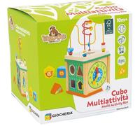 Giocheria Cube Multi-Activités Écologique En Bois