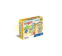 Geomag - MAGICUBE : Amis des Animaux - 4 Cubes Magnétiques pour 6 Constructions Différentes - Jeu de Construction Magnétique pour Enfants dès 18 Mois - Fabrication Suisse - Jouet Éducatif STEM