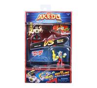 Giochi Preziosi Akedo Chux Lee VS Epic Crackup Ensemble de Jeu Complet pour Commencer la Bataille, 2 Guerriers Akedo et 2 contrôleurs Inclus pour Enfants à partir de 6 Ans, AKE01300, Multicolore
