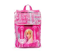 Giochi Preziosi Barbie - Sac à dos extensible avec dossier confortable, poche avant et intérieure, poignée, bretelles rembourrées 29 x 40 x 13 (+9) cm 15/25, école primaire