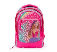 Giochi Preziosi Barbie Sac à dos rond extensible, dos confortable, poche avant et intérieure, anse, bretelles rembourrées, Dim. 31 x 43 x 17 (+ 9) cm, capacité 35 litres, multicolore, L, décontracté,