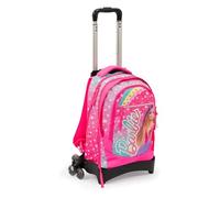 Giochi Preziosi Barbie Sac à dos Trolley 3 roues Est avec système Smart Click Dossier Confort Back, Bretelles rembourrées, poche avant et intérieure Dimensions 31 x 43 x 17 (+9) cm Capacité 35 l,