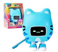 Giochi Preziosi - Beep Boop Miao Miao, figurine de jeu interactive, chat virtuel avec mousqueton, 4 mini-jeux et 70 sons, jeu pour enfants à partir de 5 ans