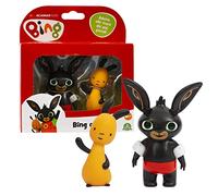 Giochi Preziosi Bing - Paire de Mini Personnages Bing avec accoudoirs et Costume et Flop saluant pour Les Mains des Tout-Petits, pour Les Enfants à partir de 18 Mois, BNG10W01