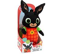 Giochi Preziosi Bing - Peluche 36 cm Parle et Danse, Appuyez sur la Main pour activer la Musique avec Jeu des Figurines Musicales avec 4 musiques différentes, à partir de 18 Mois, BNG33000