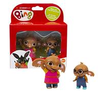 Giochi Preziosi - Bing Set 2 Mini Personnages, Sula et Nicky aux Couleurs Vives et aux Bonnes Dimensions pour Les Petites Mains, pour Les Enfants à partir de 18 Mois Multicolores